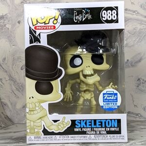 Corpse Bride Skeleton Bonejangles 988 Funko Shop Exclusive MIB